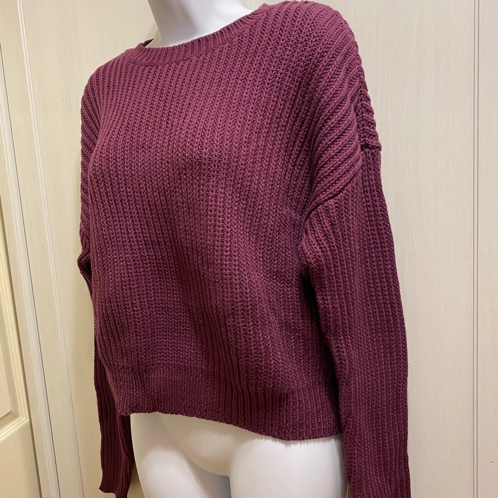 NWT PACSUN PLUM KNIT SWEATER